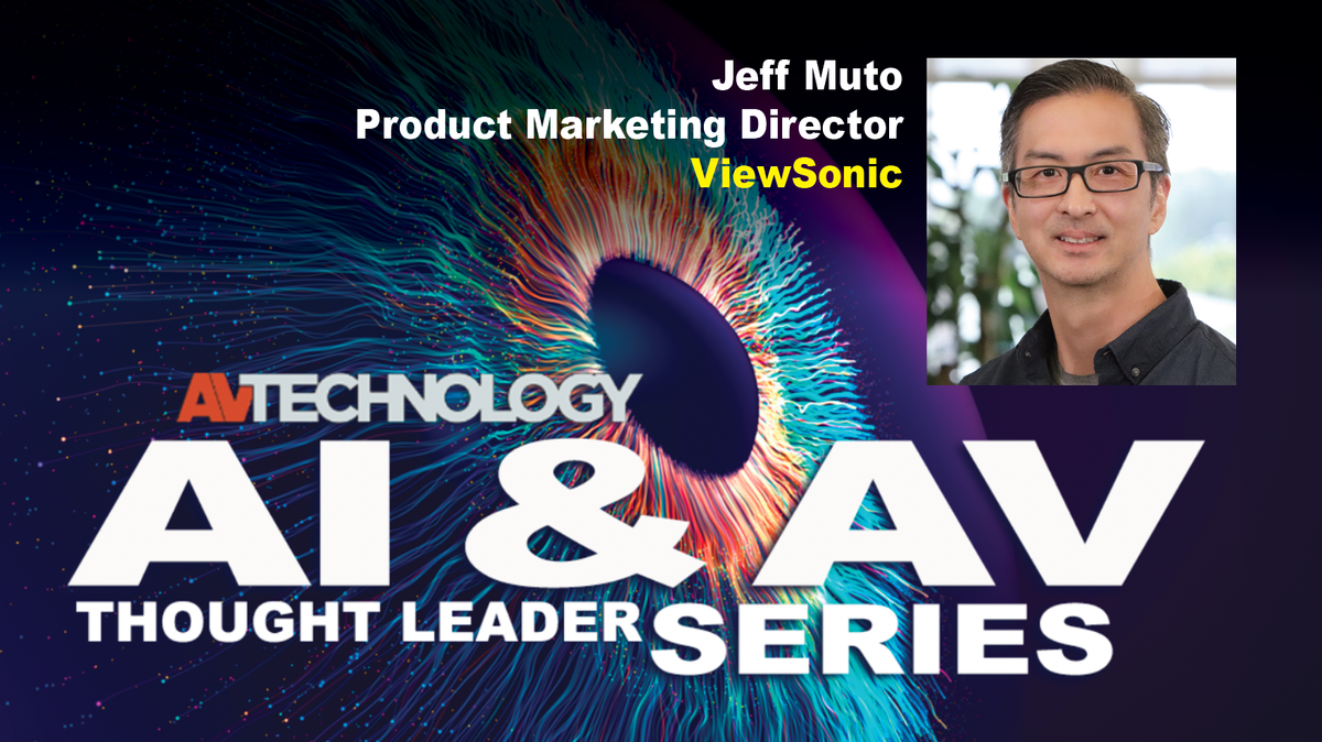 Jeff Muto, Product Marketing Director at ViewSonic 