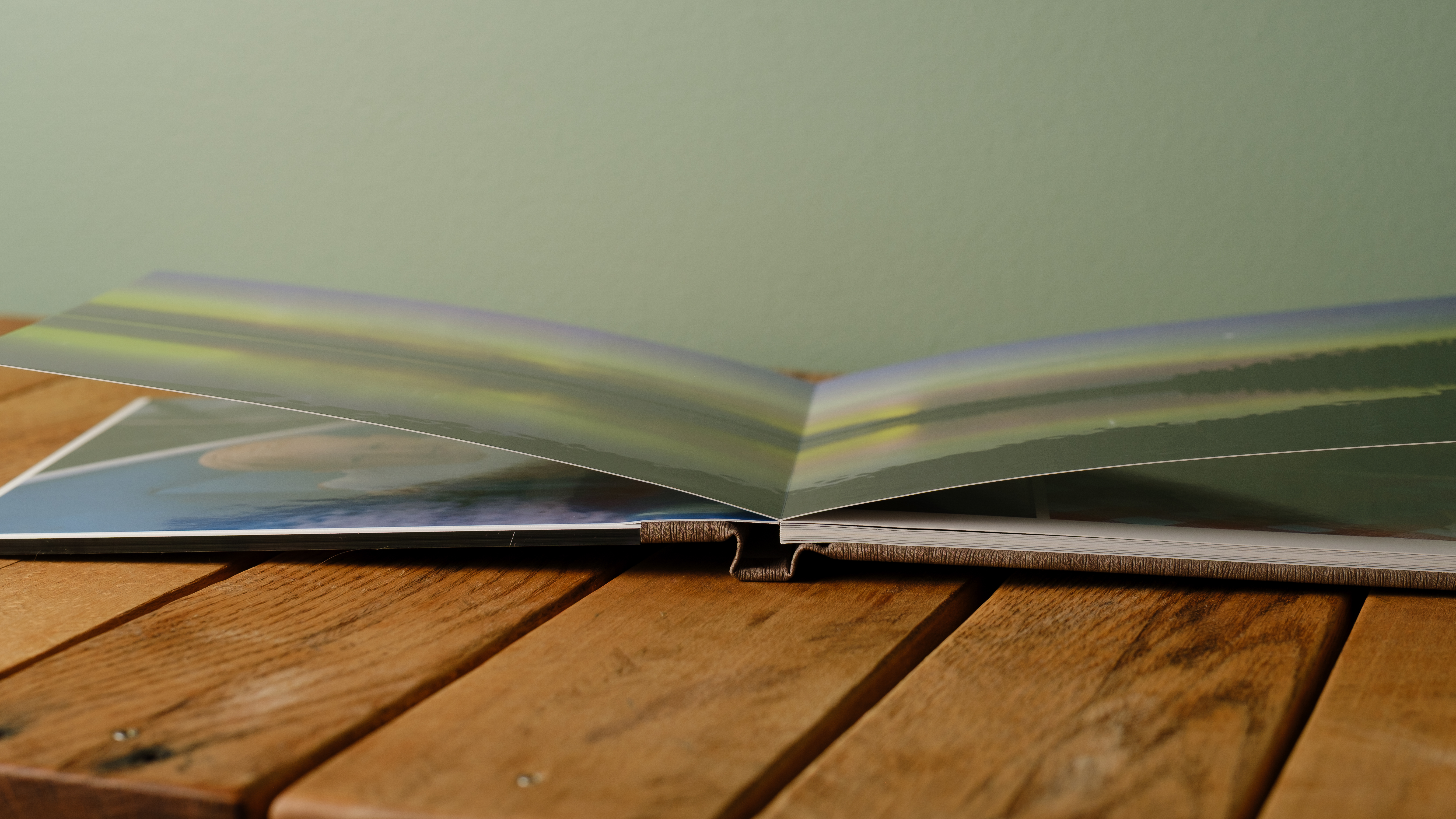 Photo books from Saal on a desktop