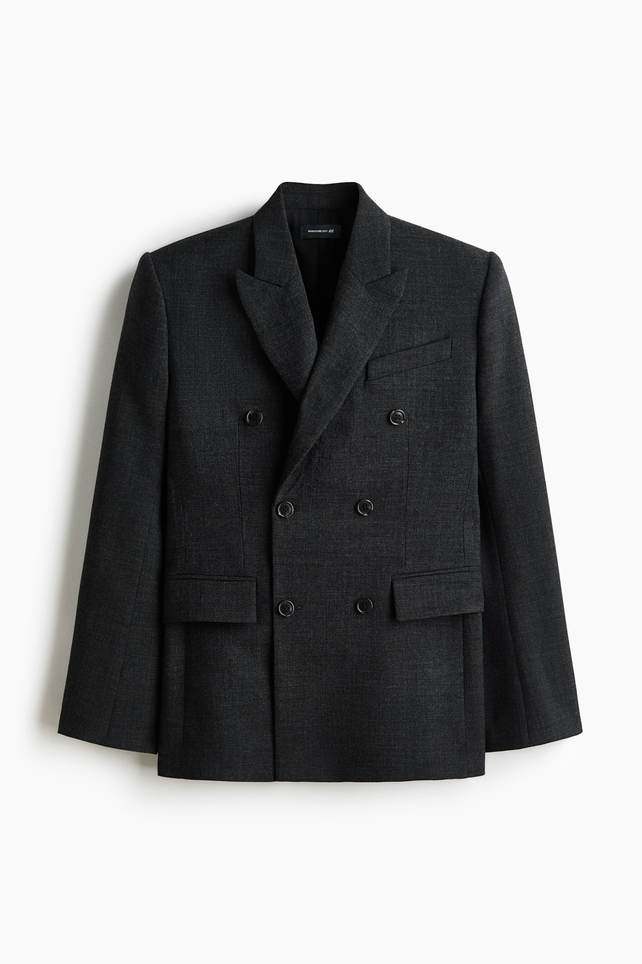Double-Breasted Wool Blazer