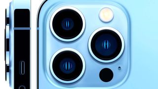 iPhone 13 Pro camera array close up