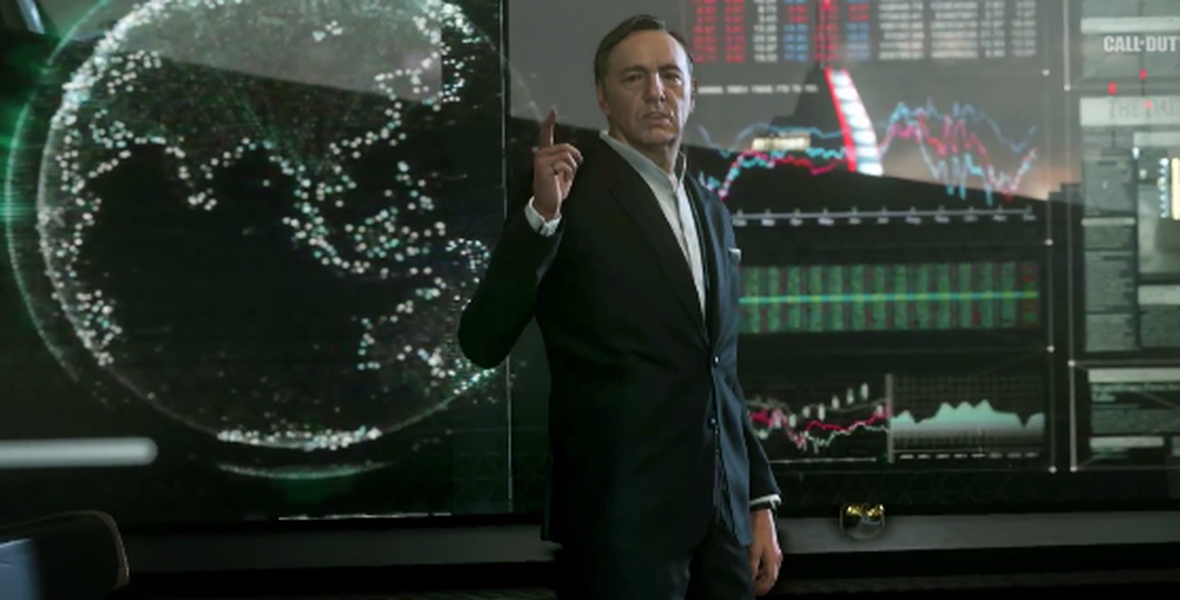 Let&amp;#039;s watch Kevin Spacey play a bad guy in the new Call of Duty commercial