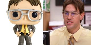 John Krasinski as Jim dressed as Dwight on The Office