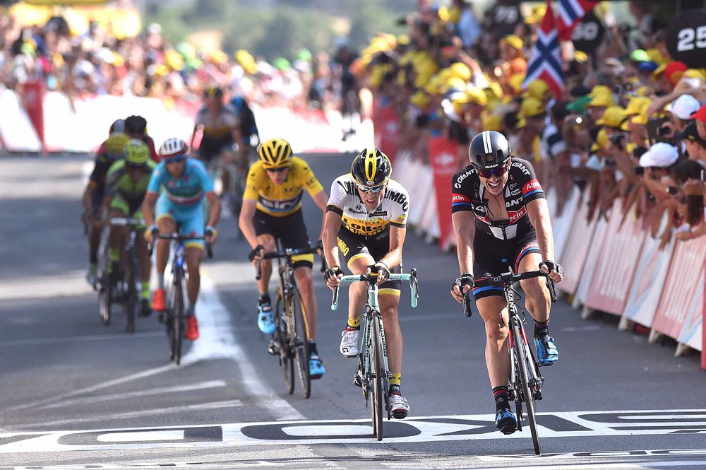 Finishing fourth, John Degenkolb would have to wait again for his first stage win