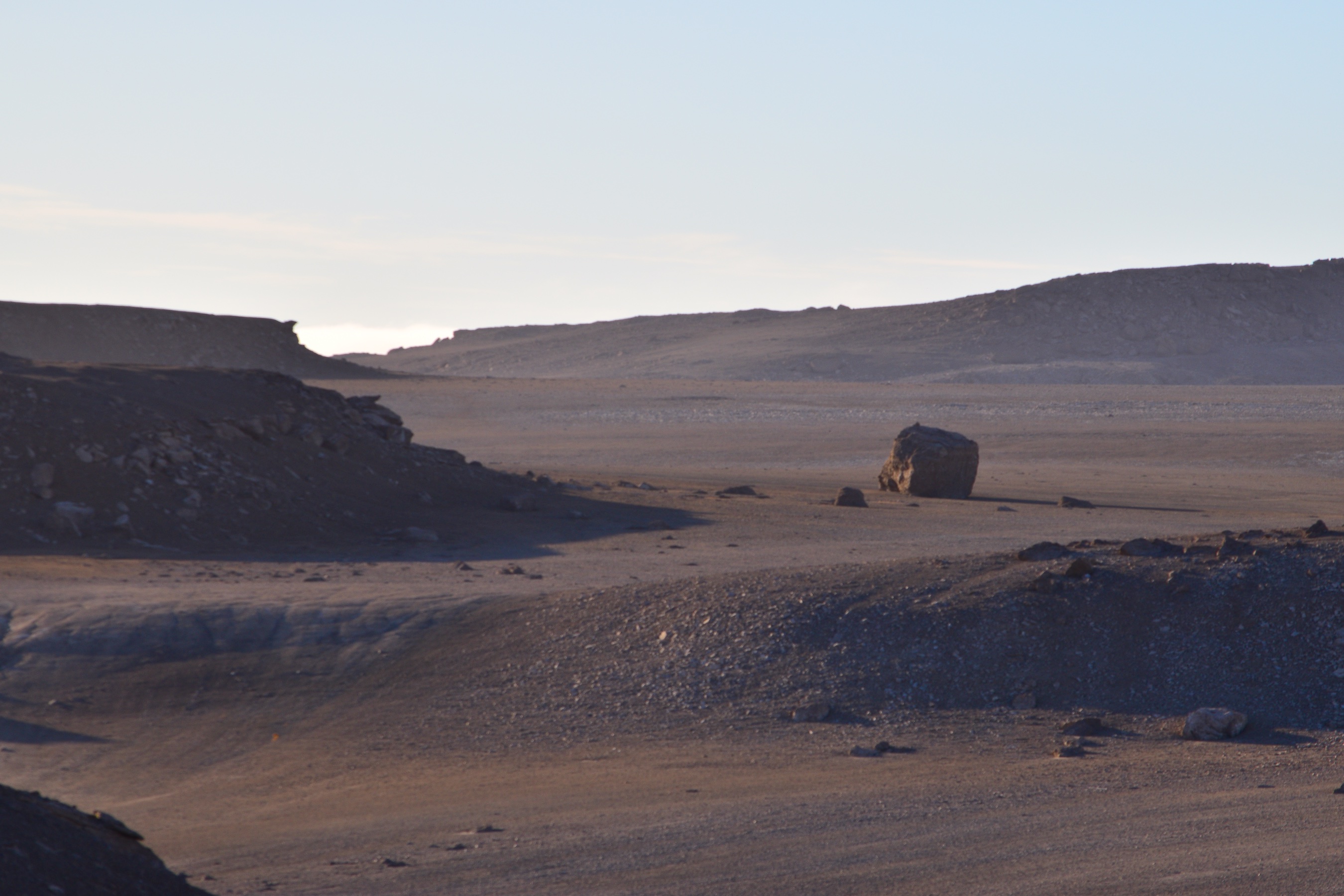 Von Braun Planitia, the grit-filled, windswept plain next to the Haughton-Mars Project base.
