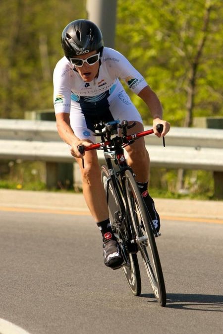 Marty Shea (Destination Cycling) set the early time to beat