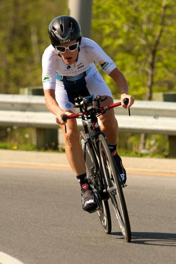 Marty Shea (Destination Cycling) set the early time to beat