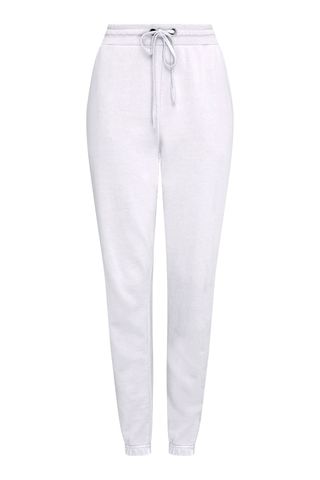 pale lilac joggers, ethical loungewear