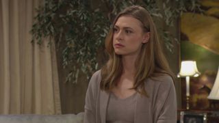 Hayley Erin as Claire at the Newman Ranch in The Young and the Restless