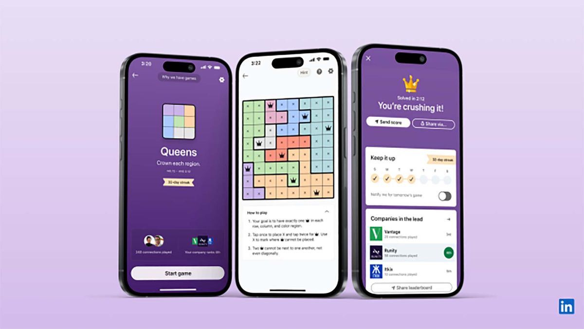 LinkedIn now has three free games but none of them will help you get a ...