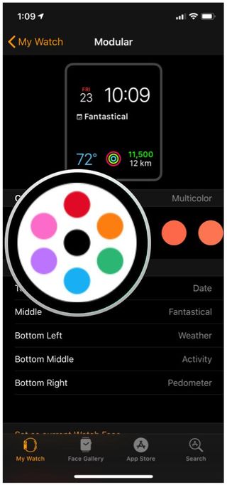 iOS 12 Watch App, Modular, Select Multicolor
