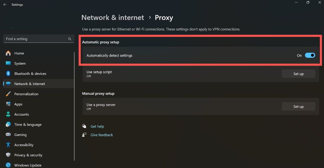 How to set up a proxy server