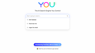 You.com featuring YouChat