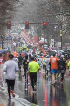2018 Boston Marathon.