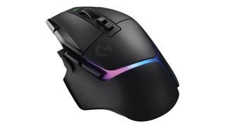 Best gaming mouse Logitech G502 X Plus against a white background