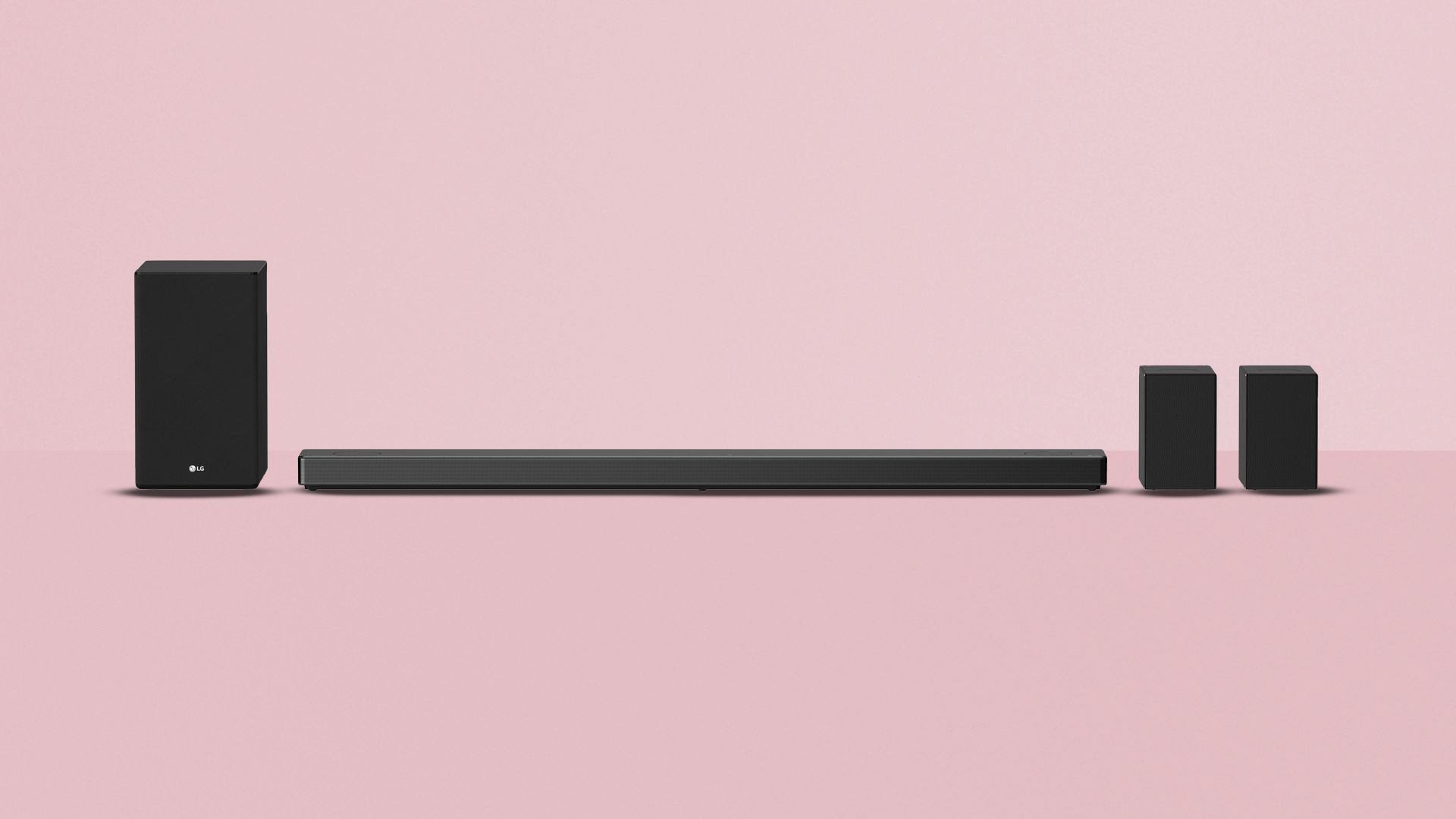 LG SN11RG review: Dolby Atmos soundbar, all four units