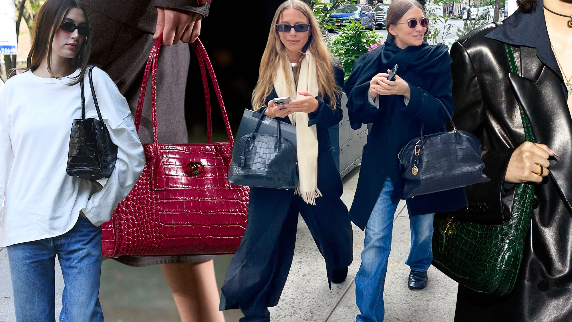 Hailey Bieber; Chanel; Mary-Kate and Ashley Olsen; Gucci.