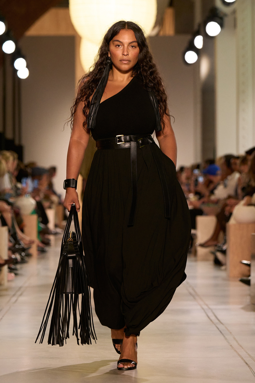 Michael Kors Spring/Summer 26 catwalk black dress
