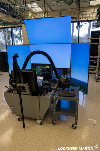 RGB Spectrum’s Zio Video-over-IP Platform Powers Lockheed Martin’s MMRT for Advanced F-35 Mission Training here in a simulated cockpit.