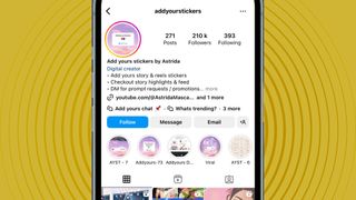 addyourstickers Instagram account