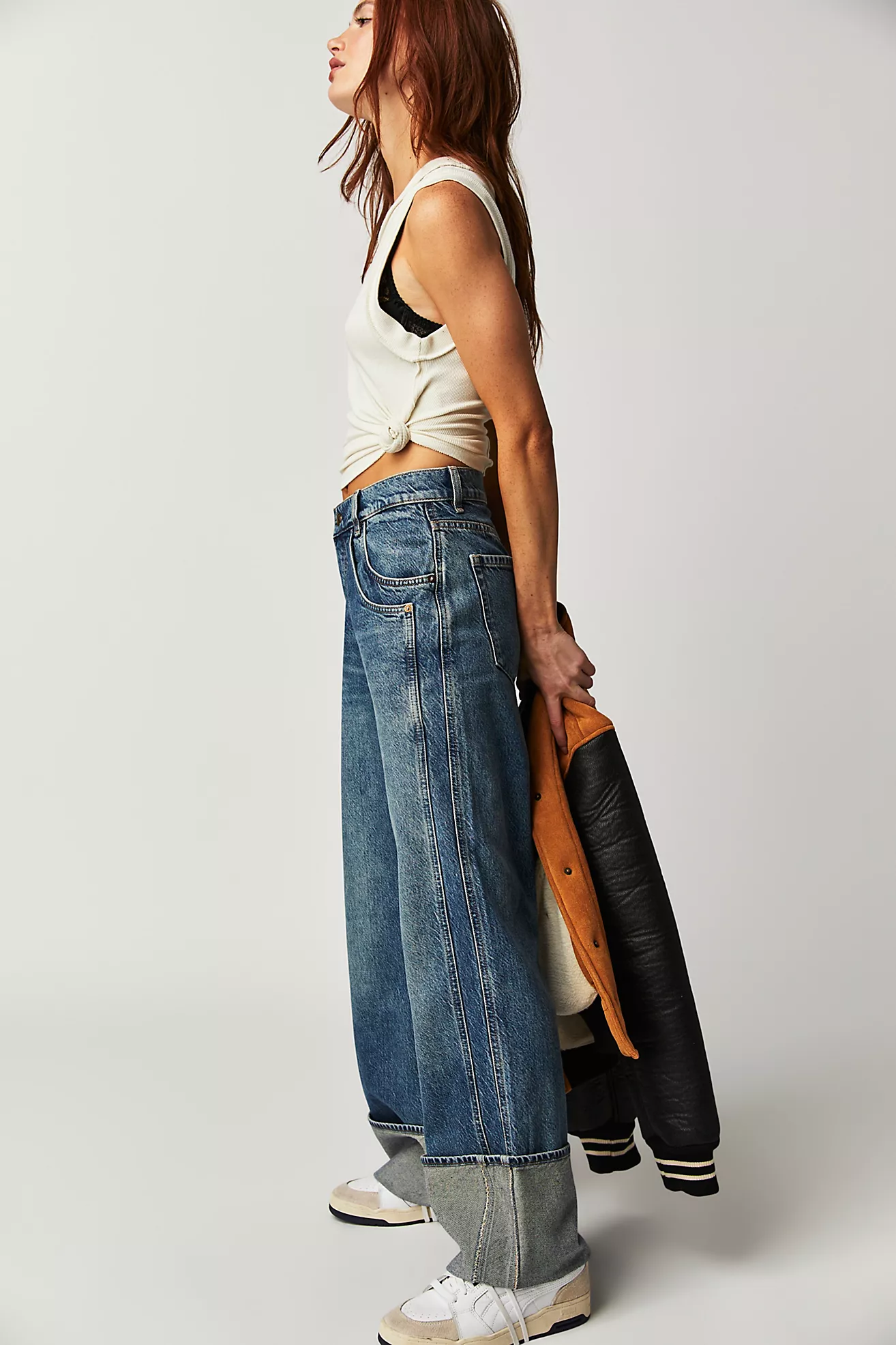 We the Free Final Countdown Cuffed Low-Rise Jeans