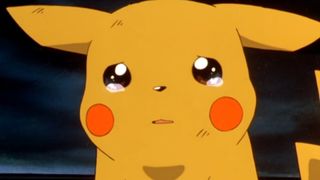 Pikachu crying in Pokemon: The First Movie