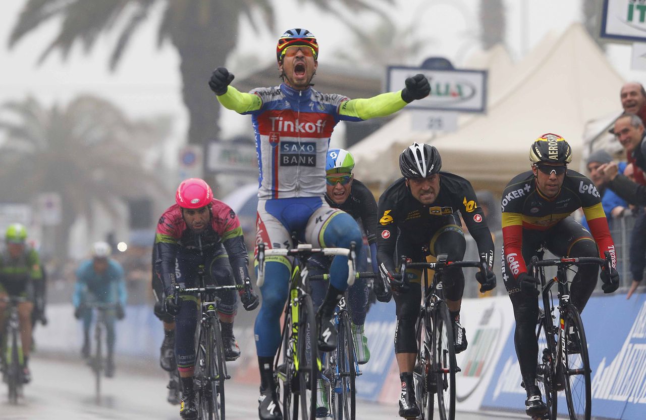 A timely victory for Peter Sagan (Tinkoff-Saxo).