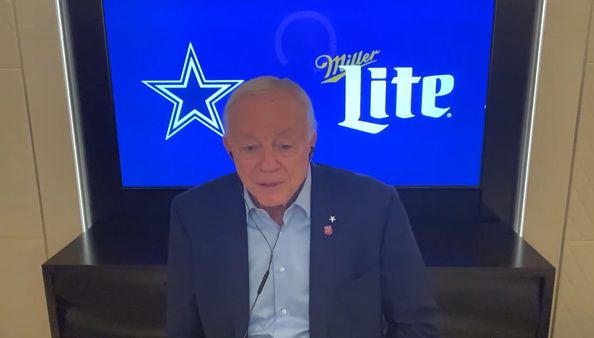 Jerry Jones is apparently in a very nice quarantine on the high seas.