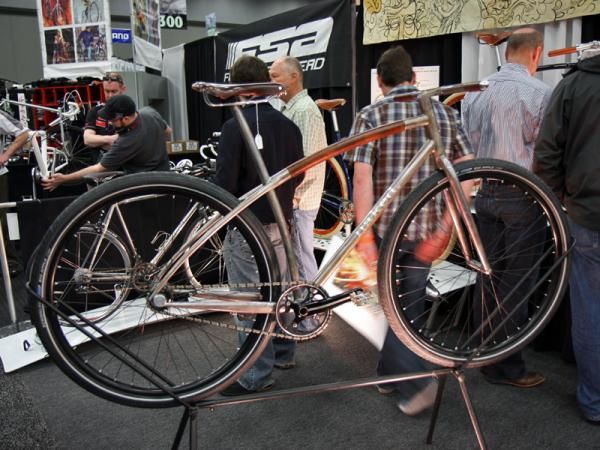 Sam Whittingham says the inspiration for this year's NAHBS showpiece was simplicity: "How clean could a bike be?"
