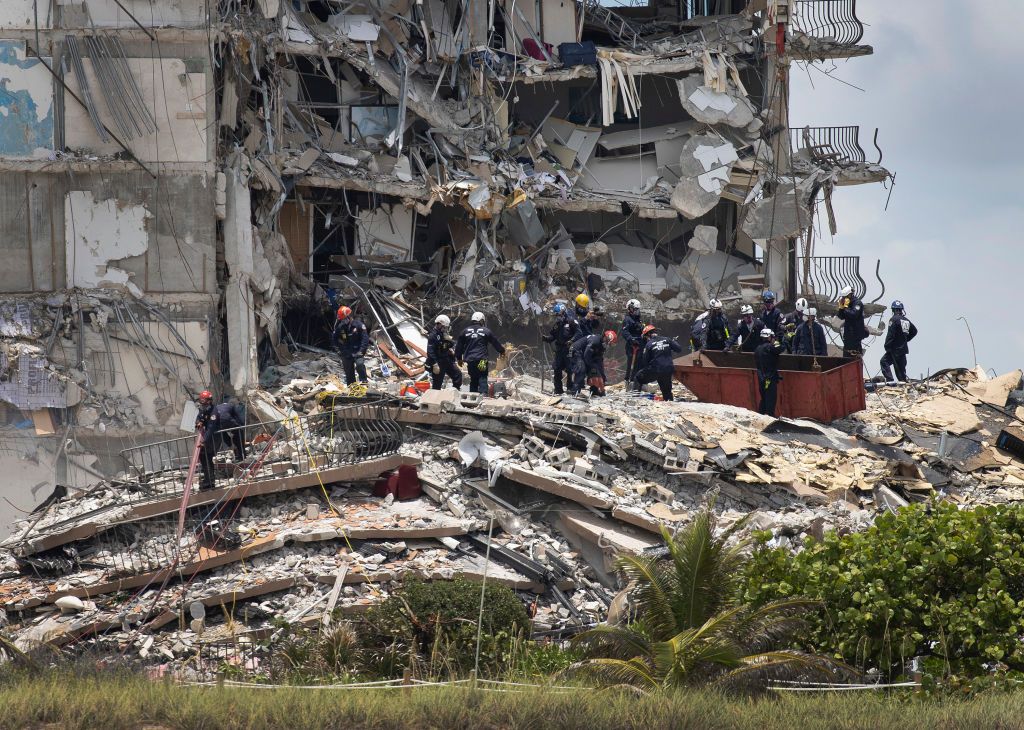 Responders at collapsed Florida condo