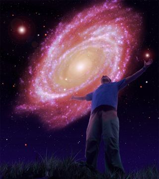 Artist Concept Milkomeda Galaxy 