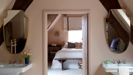 A loft with bathroom and bedroom