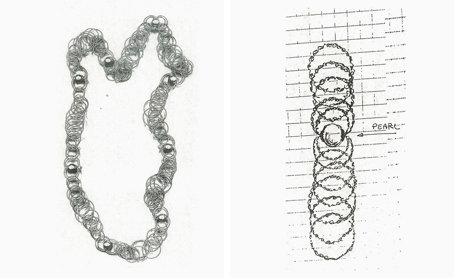 Buccellati necklace sketch