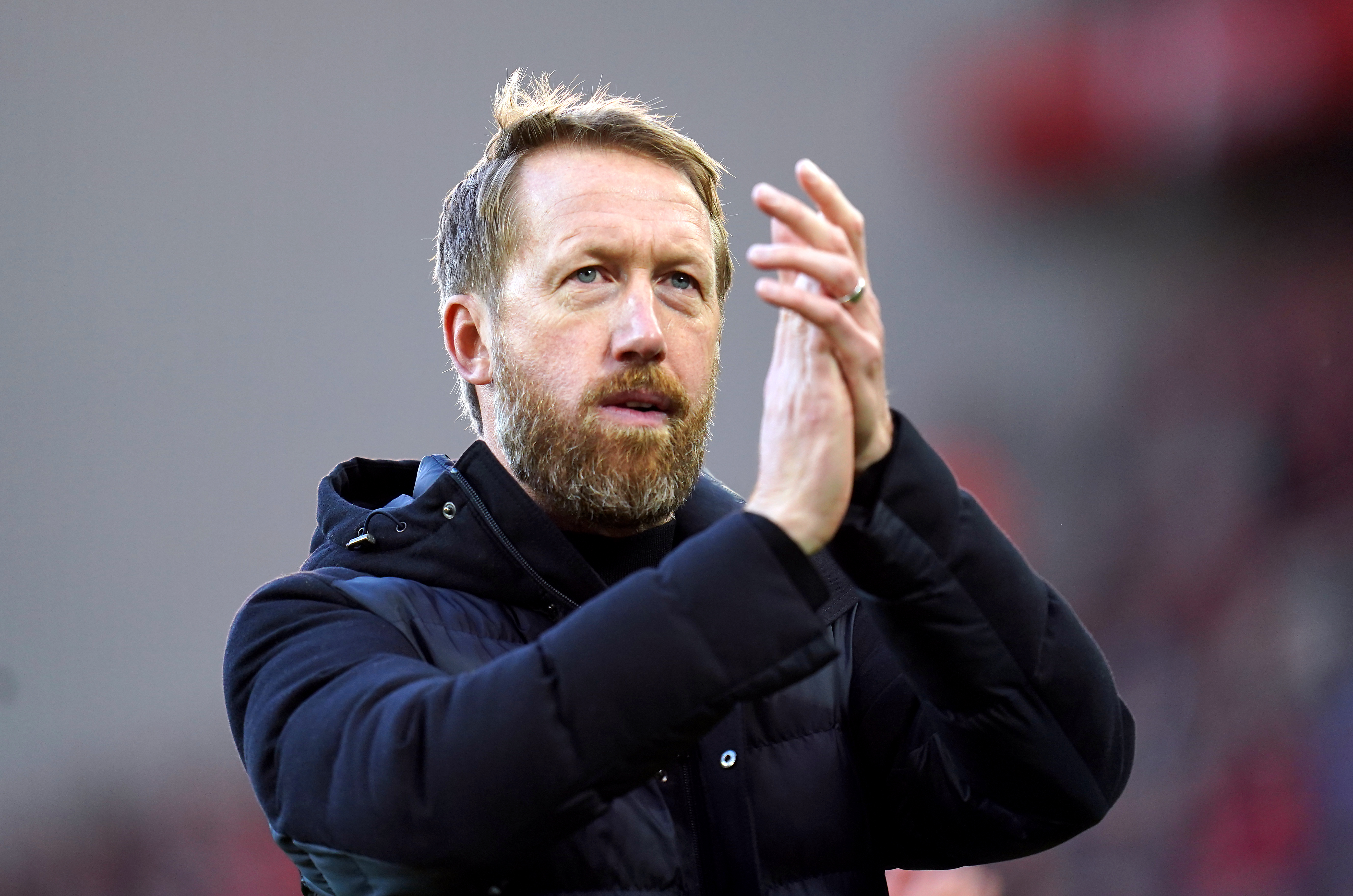 Graeme Jones will lock horns with former team-mate and Brighton manager manager Graham Potter on Saturday evening