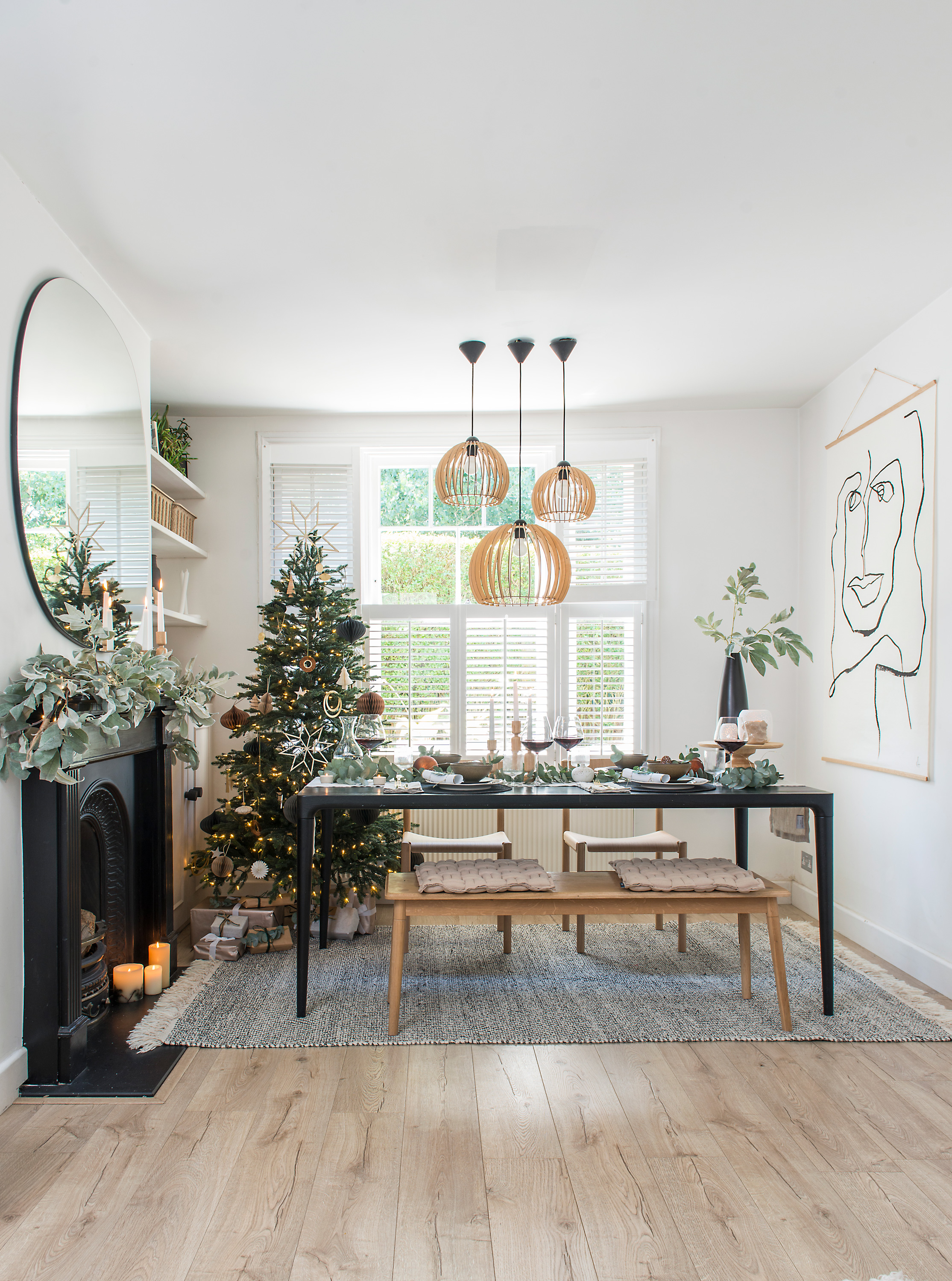 Decorating with Danish-designed pieces, natural materials and lots of tactile textures has put heart and soul into Katie and Russell's stylish home