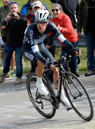 Rigoberto Uran on stage nineteen of the 2014 Giro d'Italia