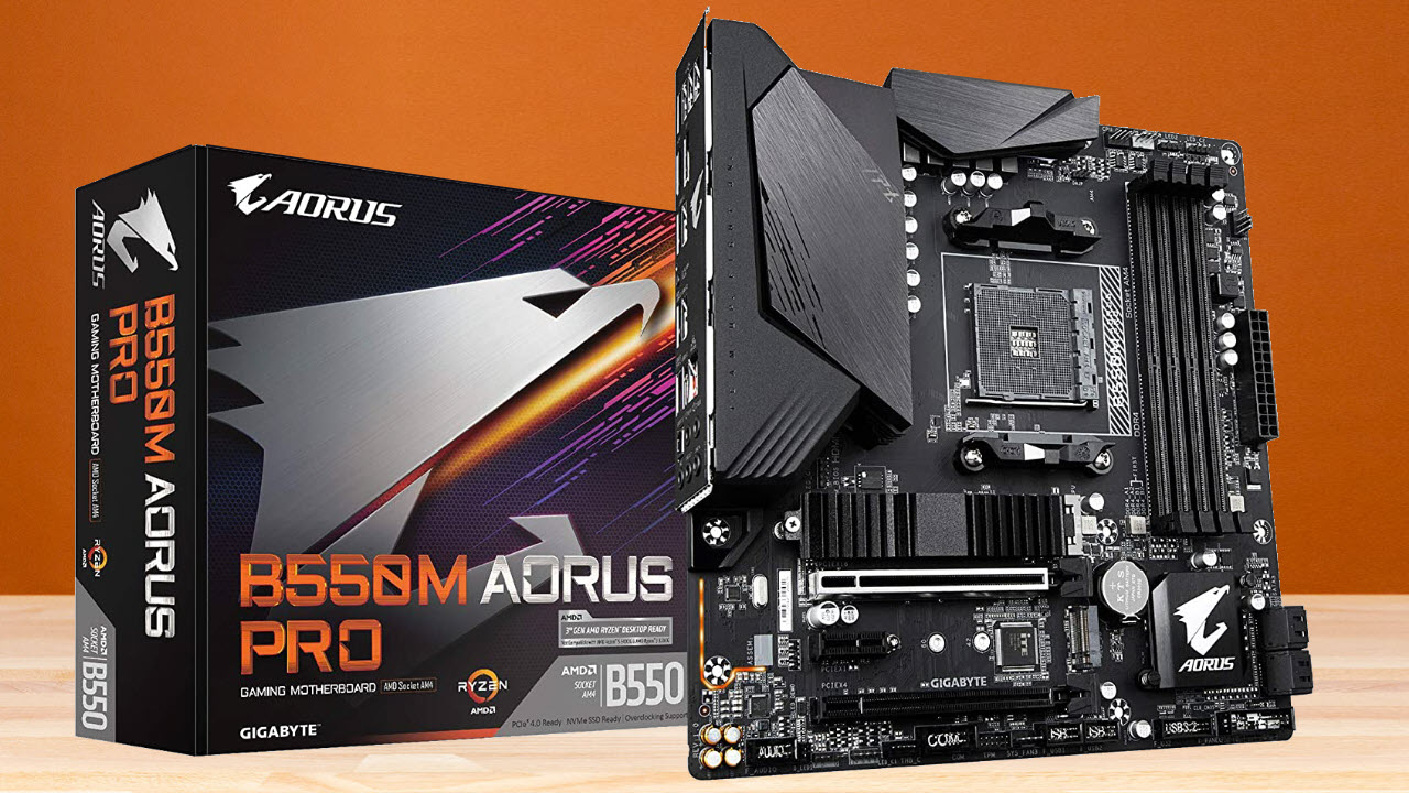 GIGABYTE B550M AORUS PRO-P マザーボード MicroATX [AMD B550チップ