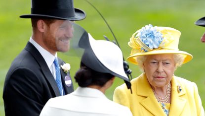 Queen Elizabeth II, Prince Harry, Meghan Markle