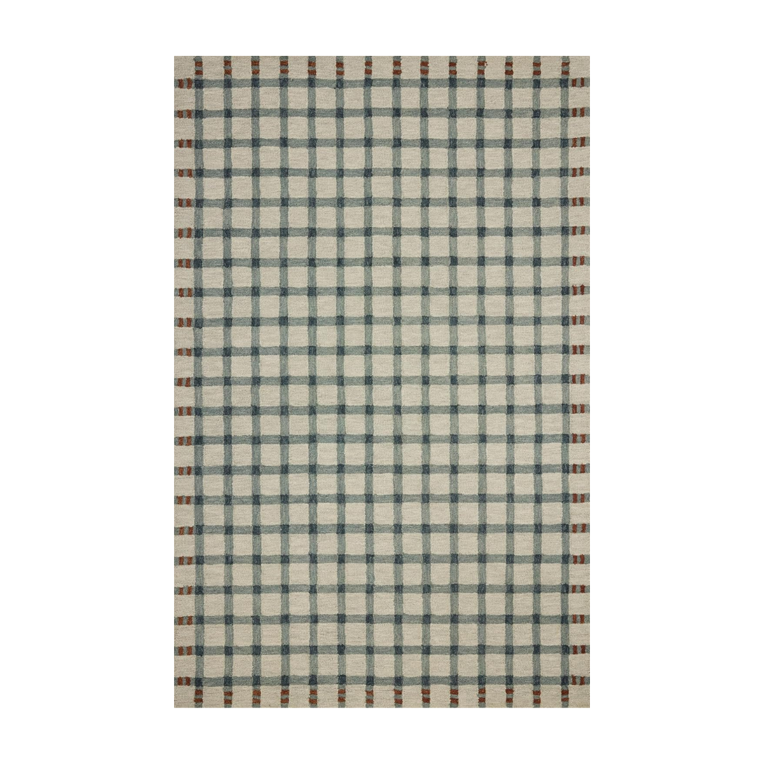 Loloi Magnolia Home by Joanna Gaines Waylon Collection Way-02 Spa/brick 5'-0" X 7'-6" Area Rug