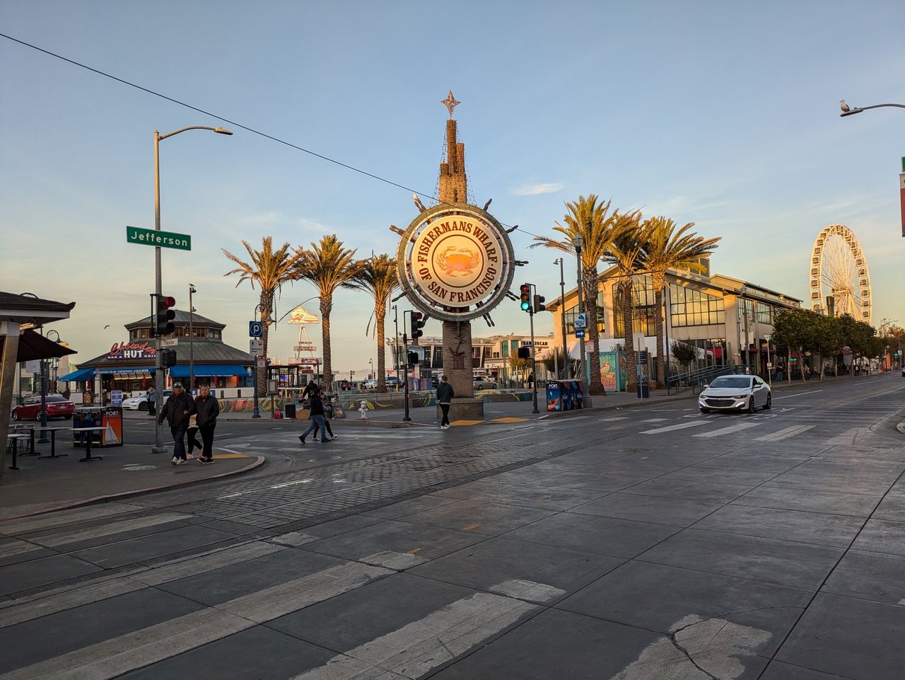 Fisherman's Wharf sign shot by Pixel 8a