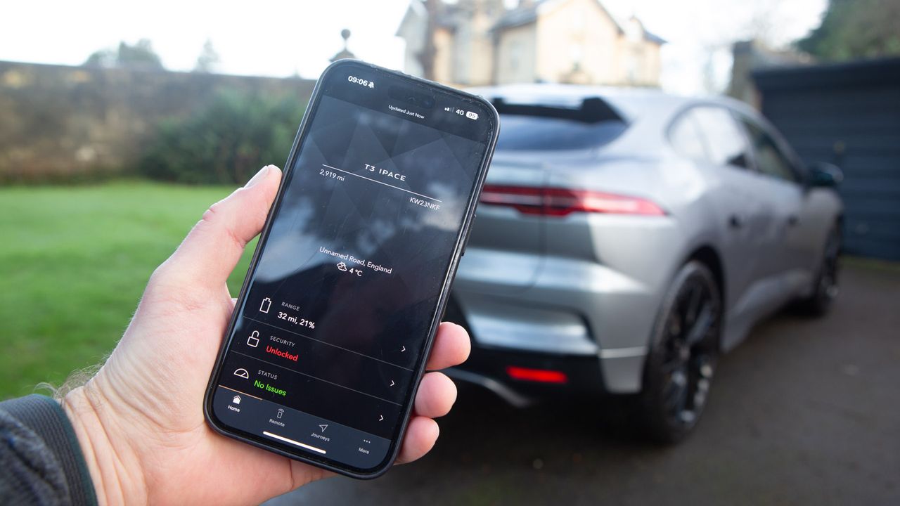 Jaguar I-Pace remote connect app