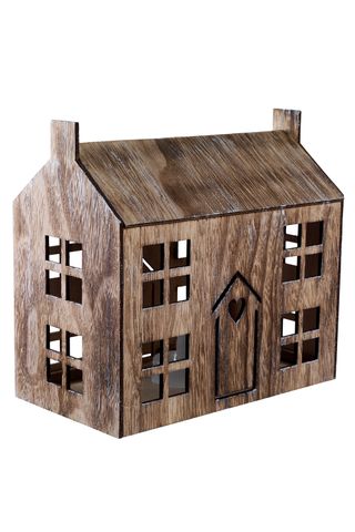Wooden LED House, £6