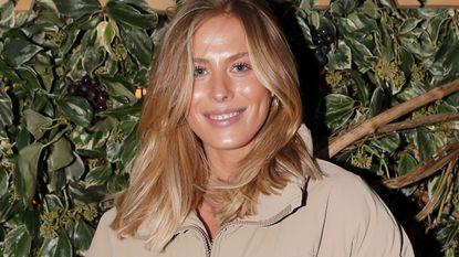 Frankie Gaff attends the Caudalie Notting Hill opening party on October 09, 2019 in London, England