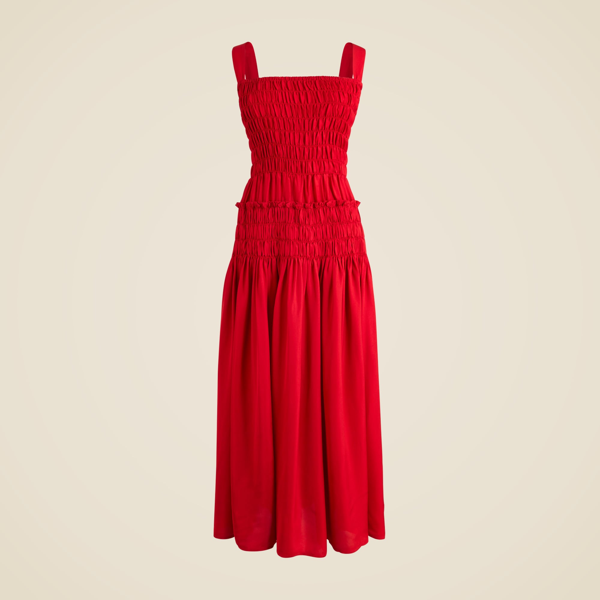 Smocked Midi Dress