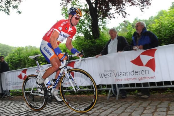 Graeme Brown (Rabobank) not enjoying the climbs
