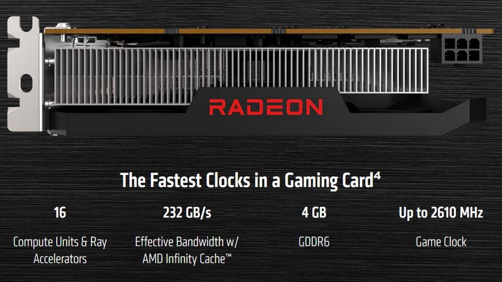 Radeon RX 6500 XT specs