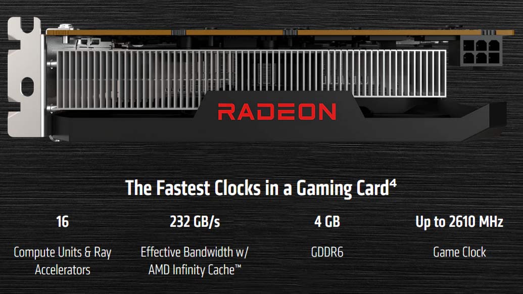 Radeon RX 6500 XT specs