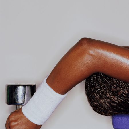 A woman trying one of the best resistance exercises for women