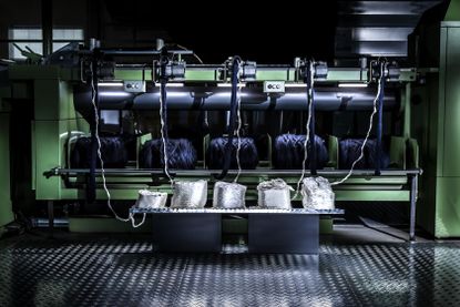 Loro Piana Royal Lightness Fabric being made in factory