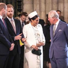 london, england march 11 the meghan, duchess of sussex talks with prince charles at the westminster abbey commonwealth day service on march 11, 2019 in london, england commonwealth day has a special significance this year, as 2019 marks the 70th anniversary of the modern commonwealth, with old ties and new links enabling cooperation towards social, political and economic development which is both inclusive and sustainable the commonwealth represents a global network of 53 countries and almost 24 billion people, a third of the worlds population, of whom 60 percent are under 30 years old each year the commonwealth adopts a theme upon which the service is based this years theme a connected commonwealth speaks of the practical value and global engagement made possible as a result of cooperation between the culturally diverse and widely dispersed family of nations, who work together in friendship and goodwill the commonwealths governments, institutions and people connect at many levels, including through parliaments and universities they work together to protect the natural environment and the ocean which connects many commonwealth nations, shore to shore cooperation on trade encourages inclusive economic empowerment for all people particularly women, youth and marginalised communities the commonwealths friendly sporting rivalry encourages people to participate in sport for development and peace photo by richard pohle wpa poolgetty images