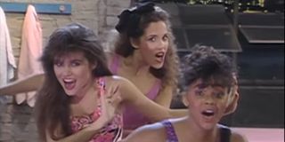 Lisa, Kelly and Jessie performing "Got For It" as Hot Sundae on Saved By the Bell